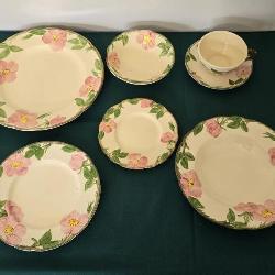 7 Piece Desert Rose China Place Setting