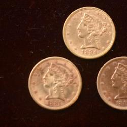 $5.00 Gold Coins