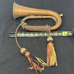 brass and copper military bugle