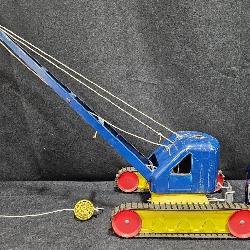 Vintage Brenner Big B Derrick Metal Shovel Toy