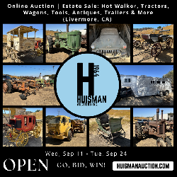 Estate Sale: Hot Walker, Tractors, Wagons, Tools, Antiques, Trailers & More