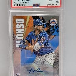 2019 Topps Fire Pete Alonso RC Auto FAPA PSA 10