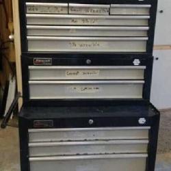 3 Tier Napa Homak Rolling Tool Chest