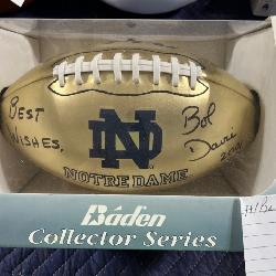 Autographed Notre Dame