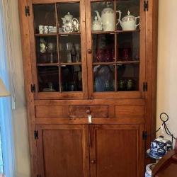 Antique corner cabinet