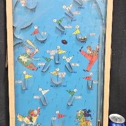 Vintage Poosh-M-Up Big 5 Tabletop Pinball Machine