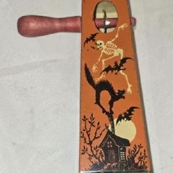 Vintage Metal Halloween Wind Up Toy