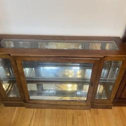 Curio Cabinet Display Case ,2 shelves , 1 door 4