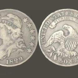 Usa 50 Cent , Capped Bust Half Dollar 1829