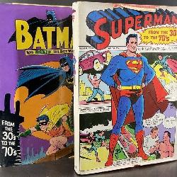 2 Vintage Superman & Batman Comic Books