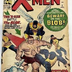 Vintage Marvel Comic Book X-Men #3, The Blob