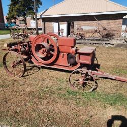 RPM  hit and miss engine buzzsaw rig on steel