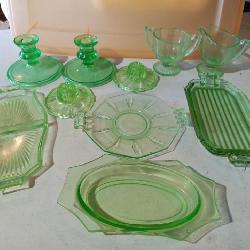 Estate Auction with Uranium Glass