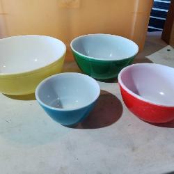 Estate Auction with Pyrex and Fireking