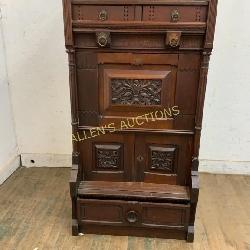 ORNATE SECRETARY DESK