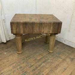 BUTCHER BLOCK TABLE