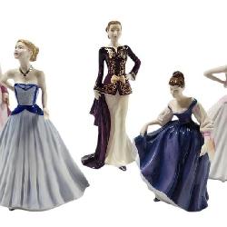 Group of (5) Royal Doulton Lady Figurines