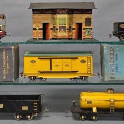 Various Ives standard gauge freight cars