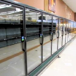 HUSSMANN RLN FREEZER DOORS '04 ELECTRIC DEFROST - SOLD BY THE DOOR