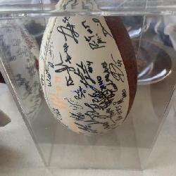 2010 Signed Arkansas Razorback Football.