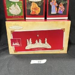 Hallmark Advent Candle Holder and Ornaments