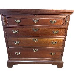 CRAFTIQUE SOLID MAHOGANY BACHELOR'S CHEST