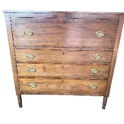 MAHOGANY 19TH CENTURY CHEST