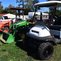 Kubota and John Deere Tractors and Golf Cart