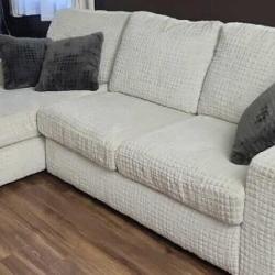 2pc. Best Home Furnishings Sofa  Has small Stain