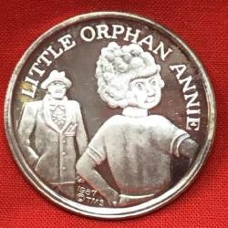 1987 Little Orphan Annie 1 Troy Oz .999 Fine