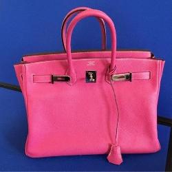 Hermes Epsom Candy Birkin Hand Bag