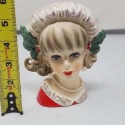 Napco Christmas Head Vase