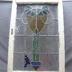 Beautiful Antique Handmade Stained Glass Window