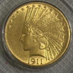 1911 Indian $10 Gold US Coin