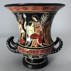 Greek Red Figure Calyx Krater Museum Copy