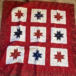 Hand crafted baby quilt