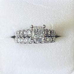 Platinum & Diamond Bridal Set Appraised $18,767