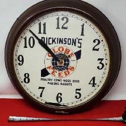 Dickinson Globe Feeds Clock, Hour hand Needs Put