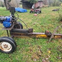 Log splitter  6.5 hp engine heavy duty  2 wheel