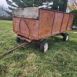 Stan Hoist hydraulic dump wagon steel frame and