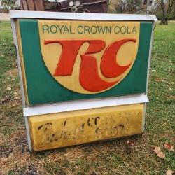 1960s light up double-sided Royal Crown hanging