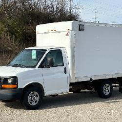 Lot #83 UM# 1446 2014 GMC Savana 10 Foot Cargo Van- 20K Miles