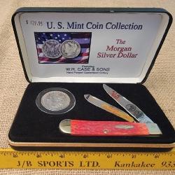 Case Pocket Knife New In Box  Morgan Silver