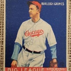 1933 Goudey Burleigh Grimes #64 Chicago Cubs