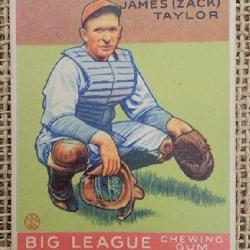 1933 Goudey Zack Taylor #152 Chicago Cubs