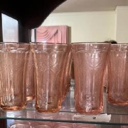 Pink Depression Glassware