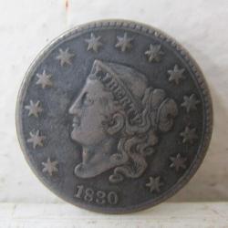 1830 Large Cent USA