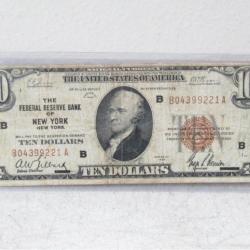 1929 10 Dollar The Federal Reserve Bank ofNew York