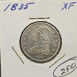 1835 Bust Quarter