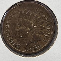 1884 Indian Head Penny